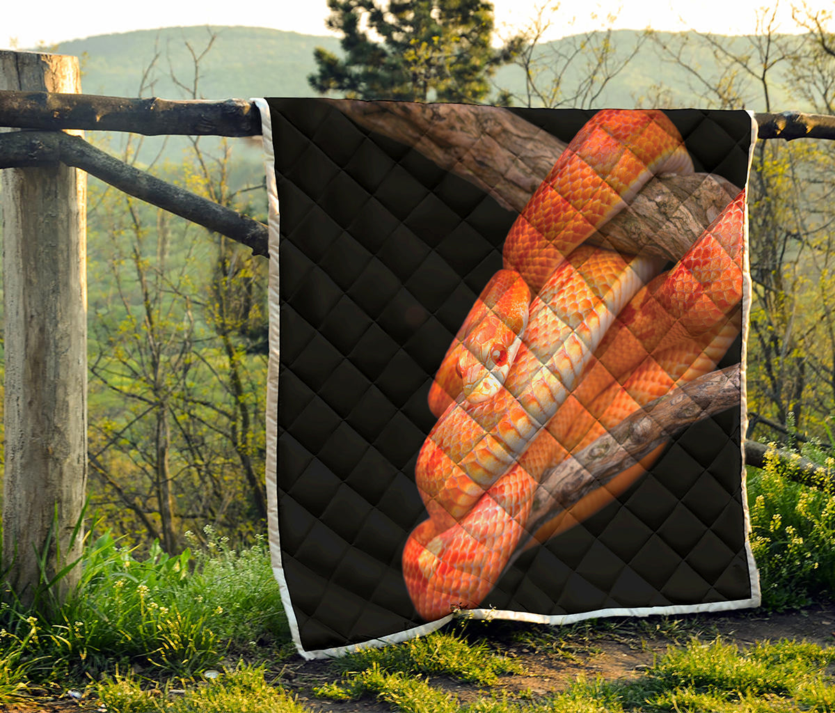 Corn Snake Print Quilt