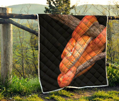 Corn Snake Print Quilt