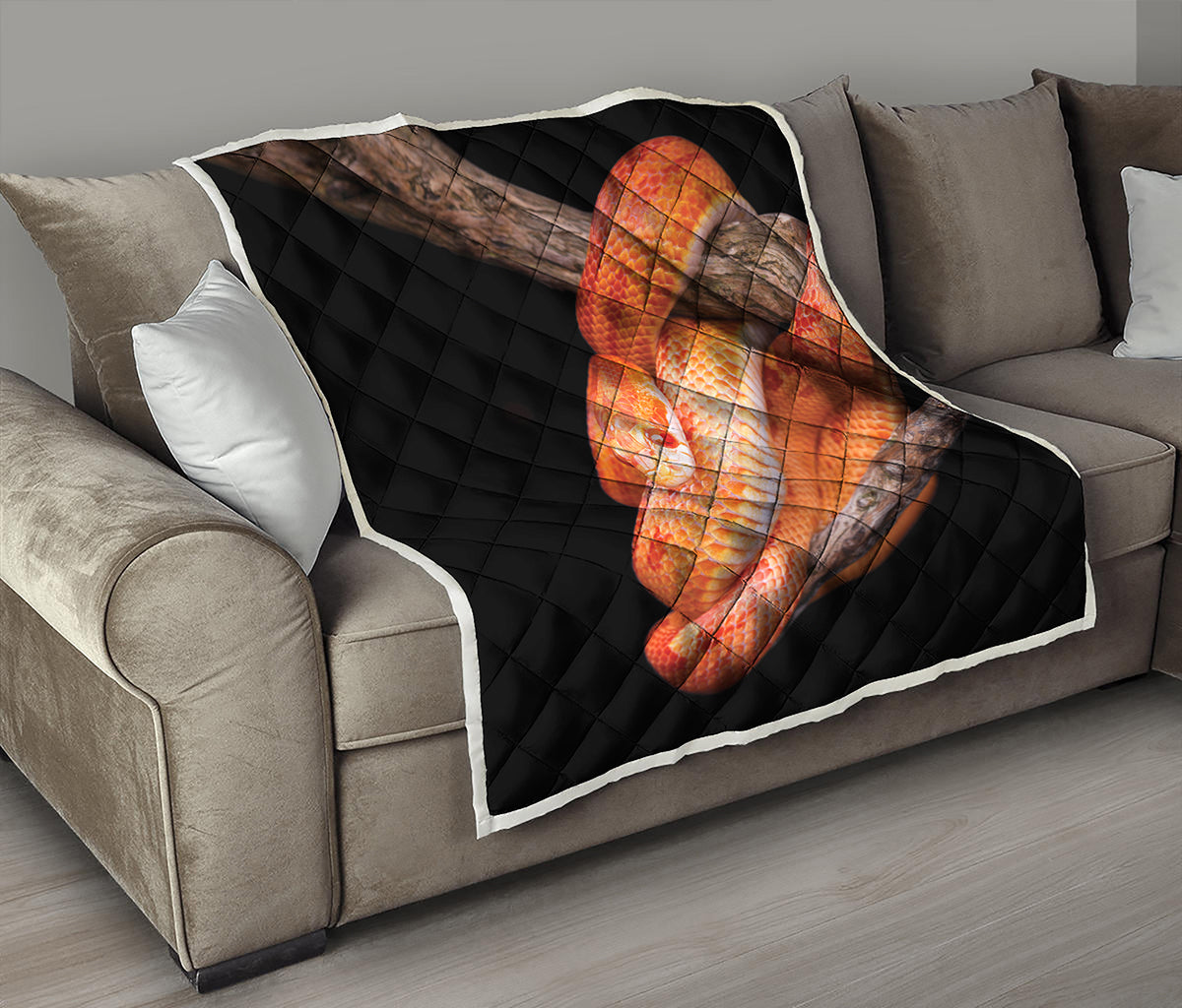 Corn Snake Print Quilt