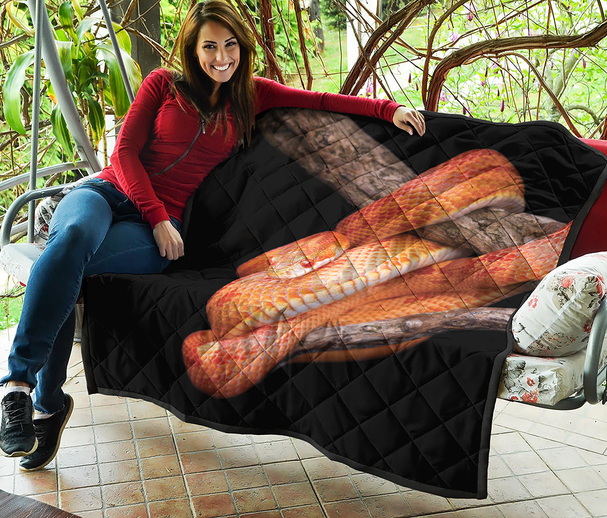 Corn Snake Print Quilt