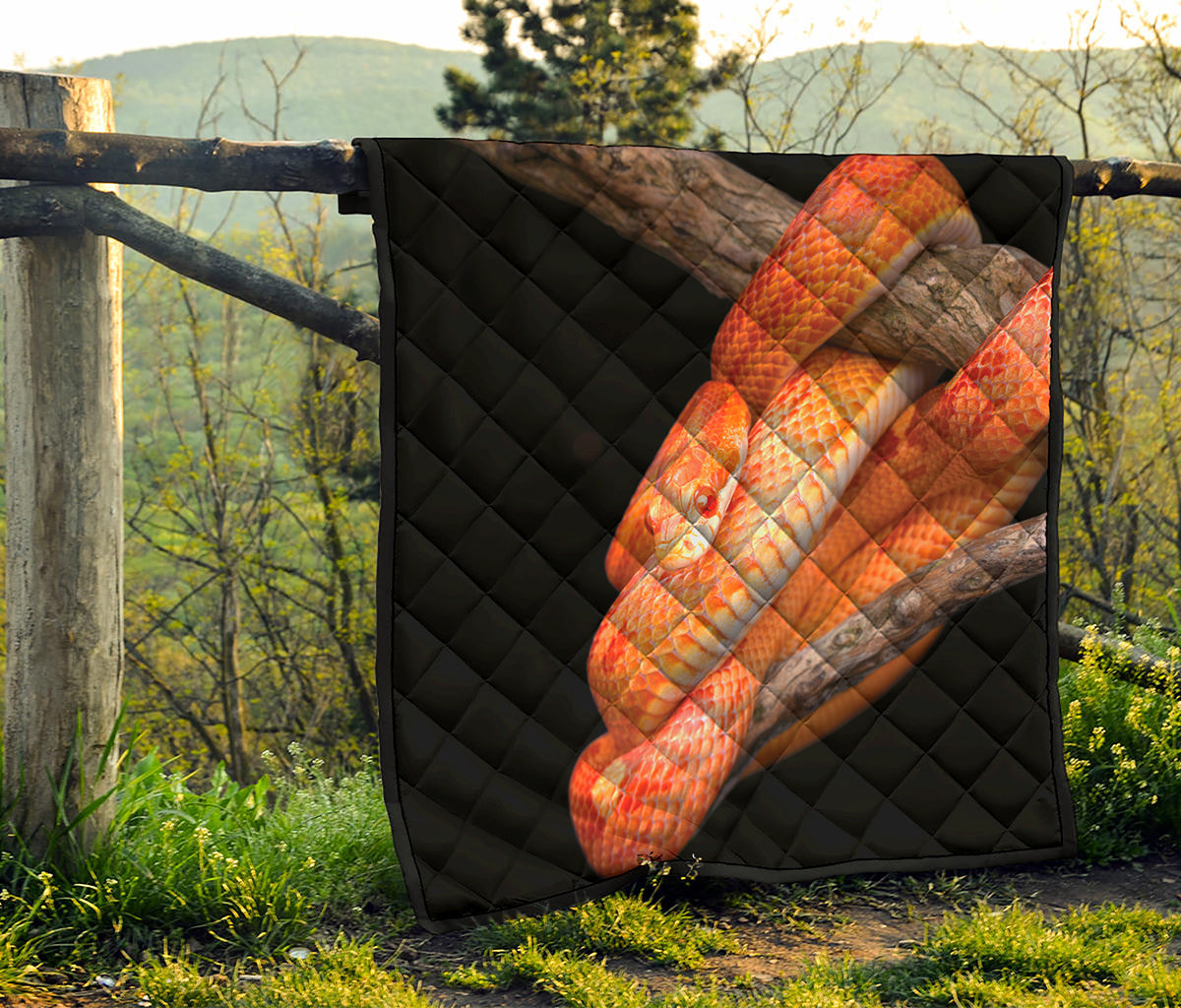 Corn Snake Print Quilt