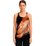 Corn Snake Print Women's Racerback Tank Top