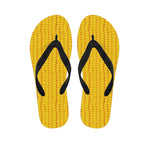 Corn Texture Print Flip Flops