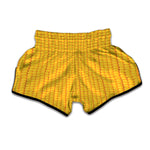 Corn Texture Print Muay Thai Boxing Shorts