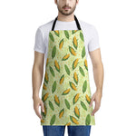 Corncob Pattern Print Apron