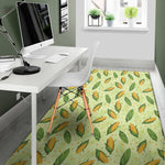 Corncob Pattern Print Area Rug