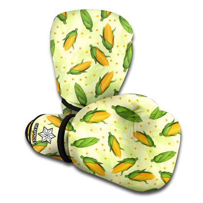 Corncob Pattern Print Boxing Gloves