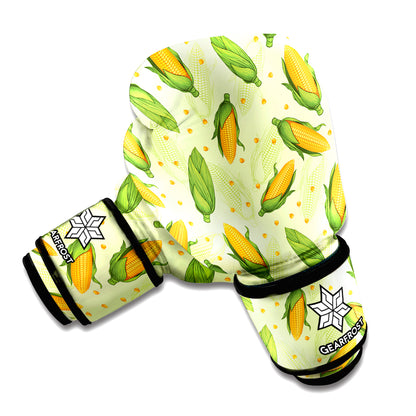 Corncob Pattern Print Boxing Gloves