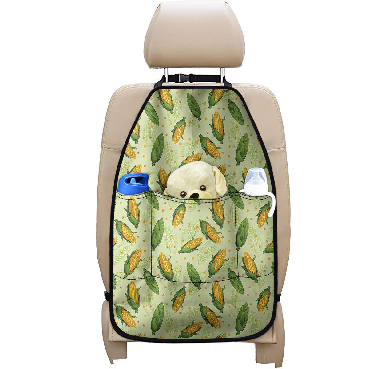 Corncob Pattern Print Car Seat Organizers