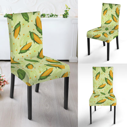 Corncob Pattern Print Dining Chair Slipcover