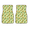 Corncob Pattern Print Front Car Floor Mats