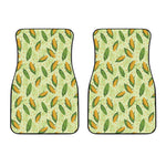Corncob Pattern Print Front Car Floor Mats