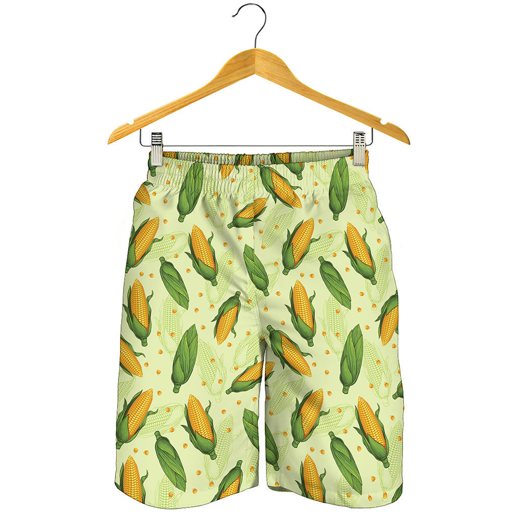 Corncob Pattern Print Men's Shorts