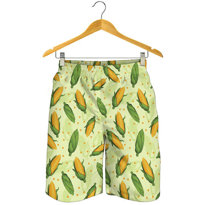 Corncob Pattern Print Men's Shorts