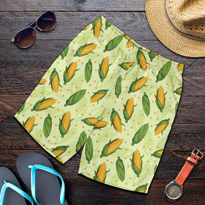 Corncob Pattern Print Men's Shorts