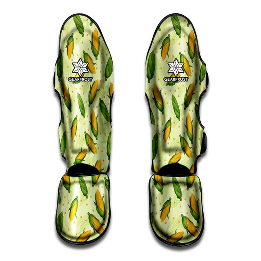 Corncob Pattern Print Muay Thai Shin Guard