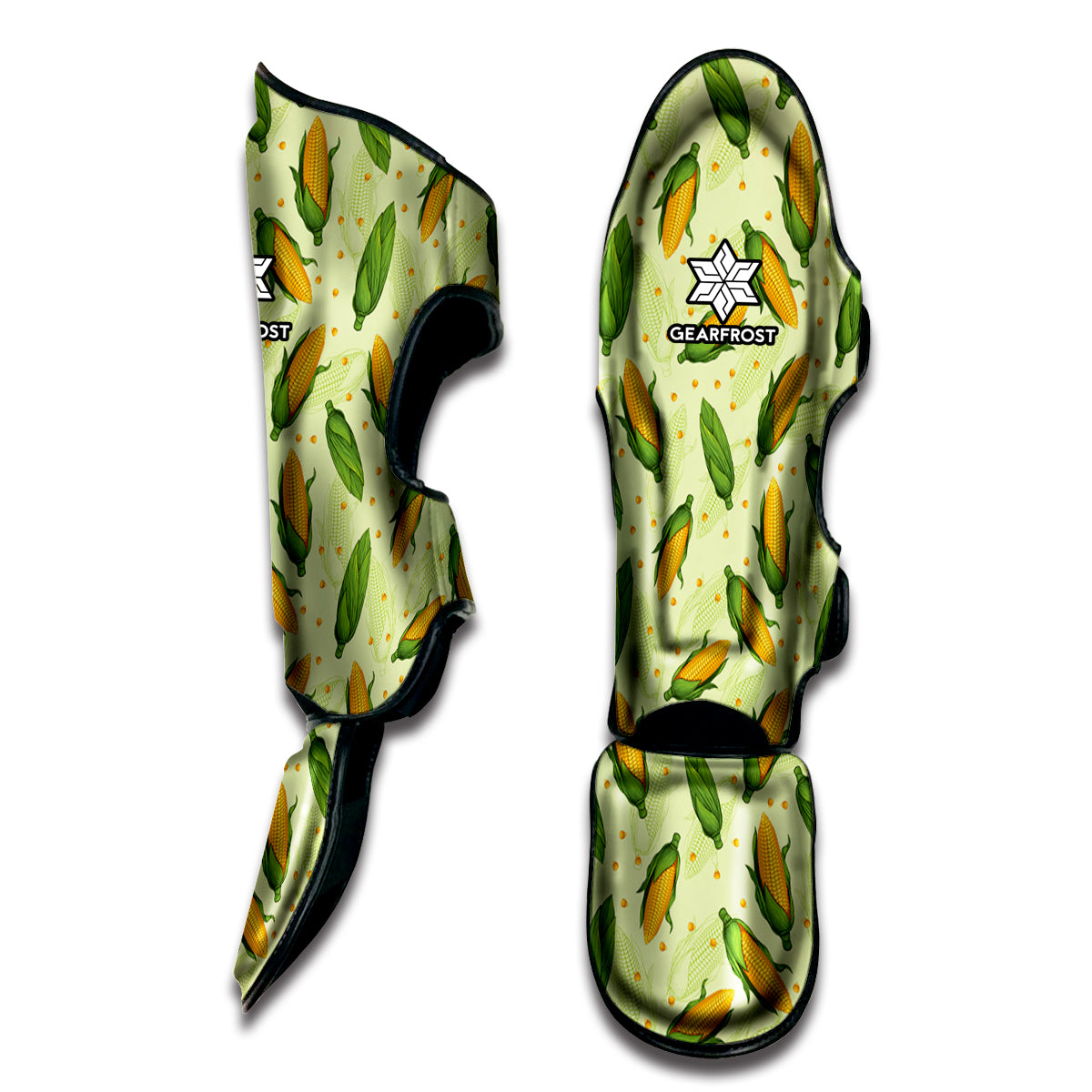 Corncob Pattern Print Muay Thai Shin Guard