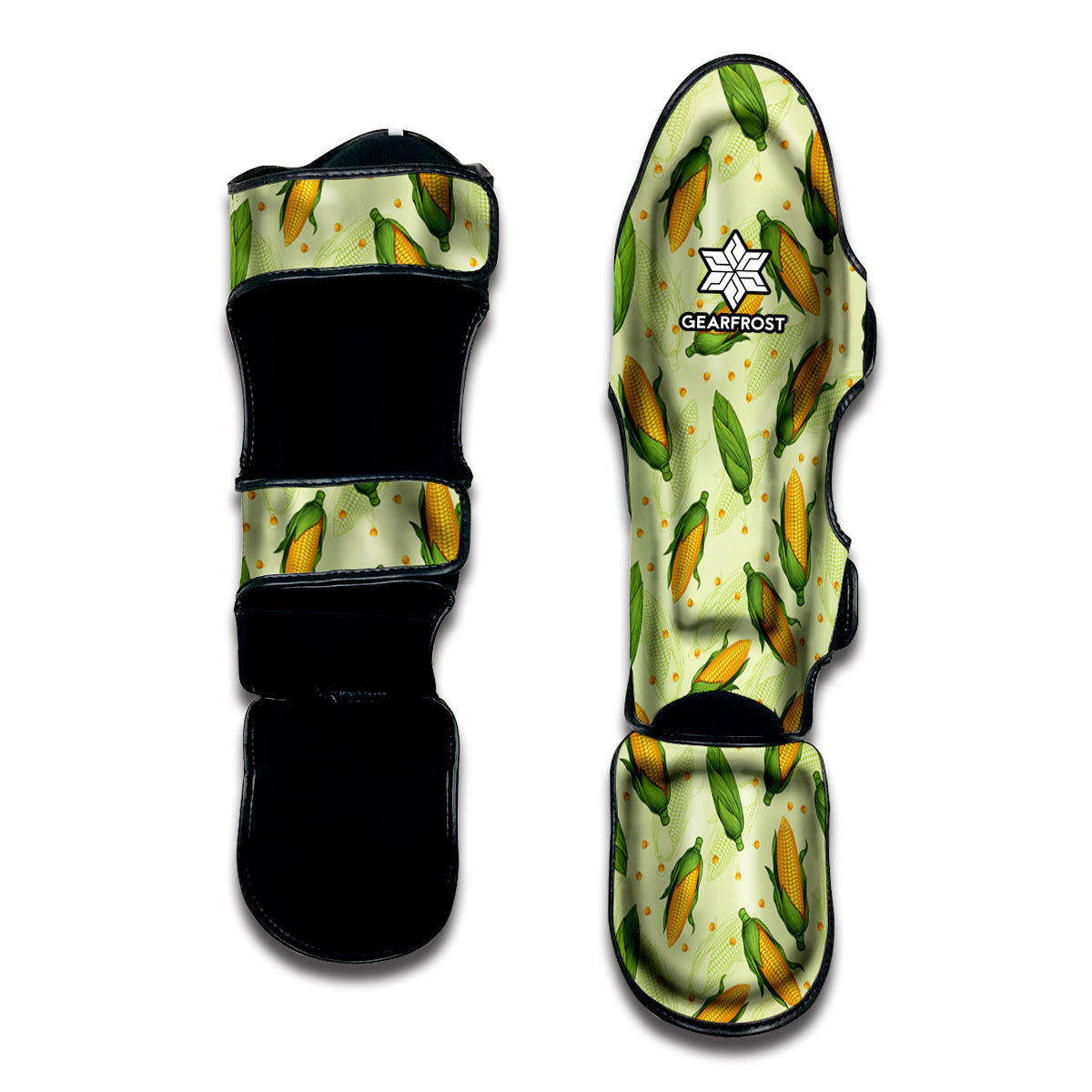 Corncob Pattern Print Muay Thai Shin Guard