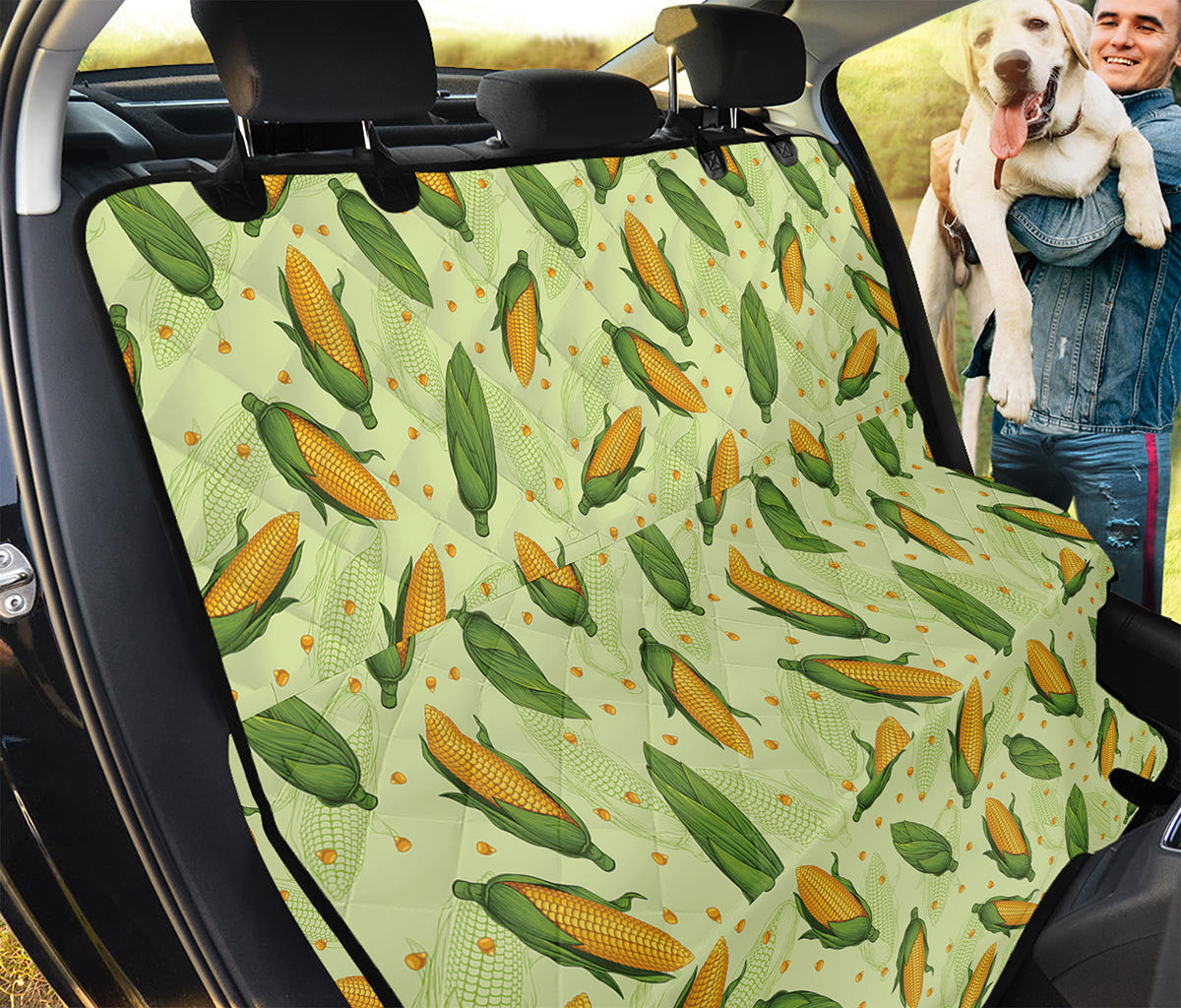 Corncob Pattern Print Pet Car Back Seat Cover