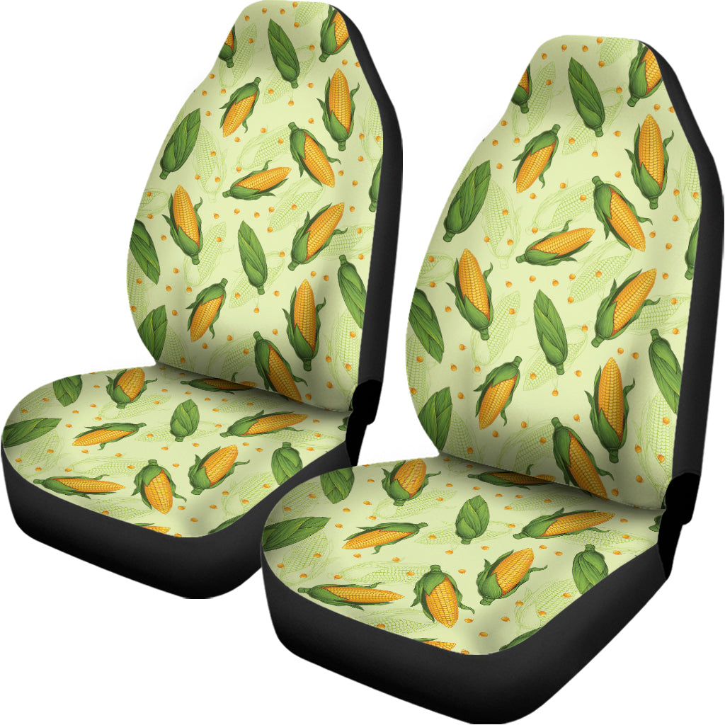 Corncob Pattern Print Universal Fit Car Seat Covers