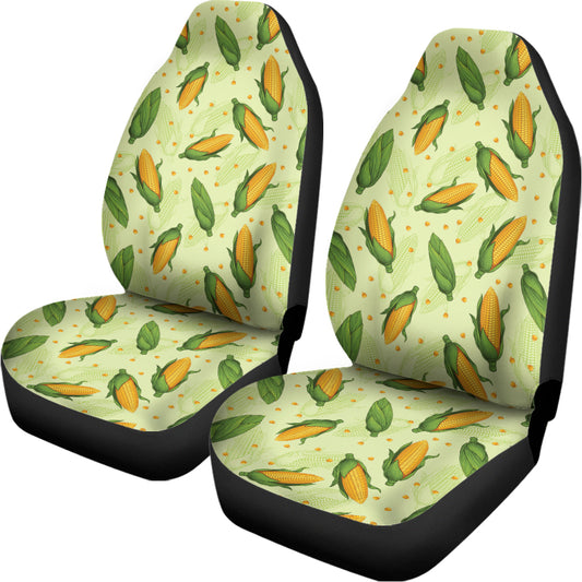 Corncob Pattern Print Universal Fit Car Seat Covers