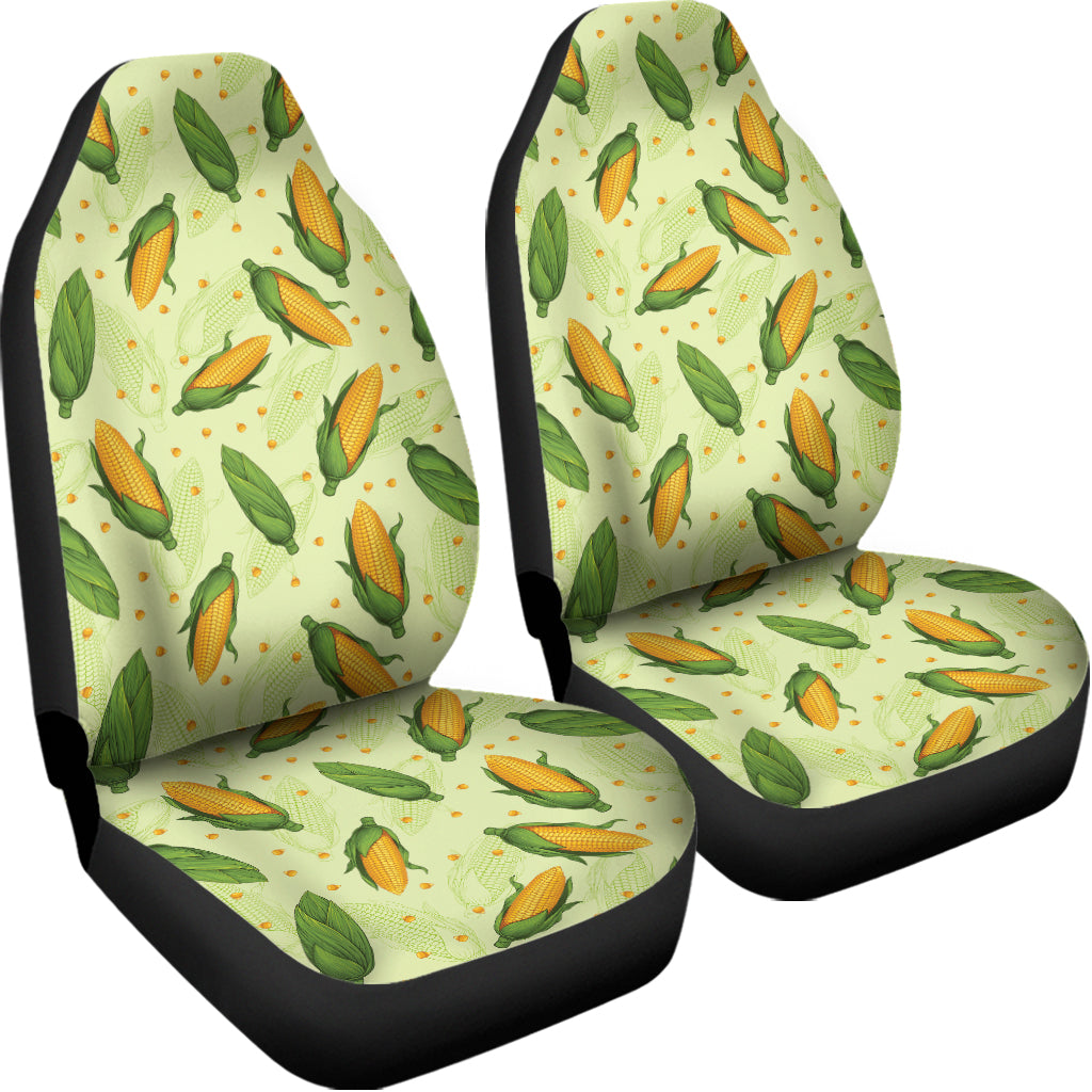 Corncob Pattern Print Universal Fit Car Seat Covers