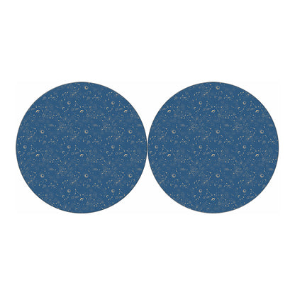 Cosmic Constellation Pattern Print Car Coasters