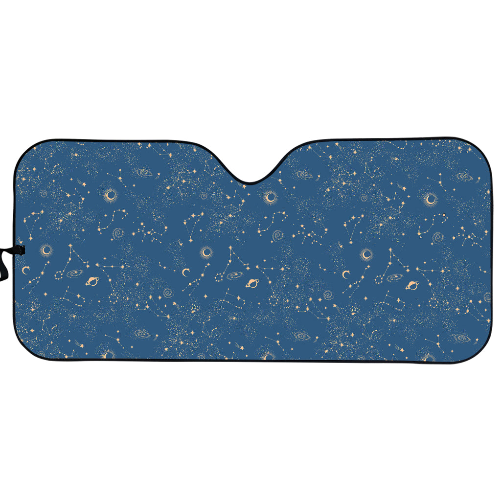 Cosmic Constellation Pattern Print Car Sun Shade
