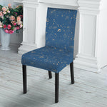 Cosmic Constellation Pattern Print Dining Chair Slipcover