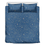 Cosmic Constellation Pattern Print Duvet Cover Bedding Set