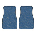 Cosmic Constellation Pattern Print Front Car Floor Mats