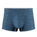 Cosmic Constellation Pattern Print Men's Boxer Briefs