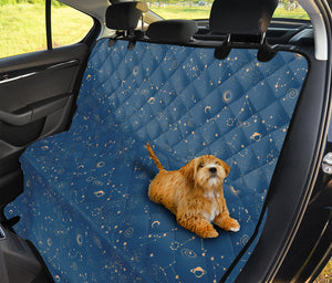 Cosmic Constellation Pattern Print Pet Car Back Seat Cover