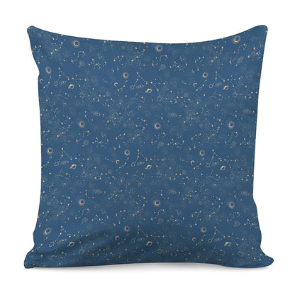 Cosmic Constellation Pattern Print Pillow Cover