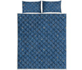 Cosmic Constellation Pattern Print Quilt Bed Set