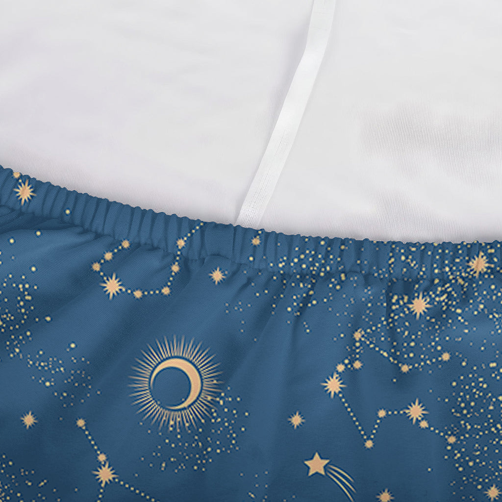 Cosmic Constellation Pattern Print Sofa Cover