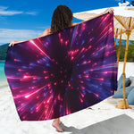 Cosmic Hyperspace Print Beach Sarong Wrap