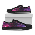 Cosmic Hyperspace Print Black Low Top Sneakers