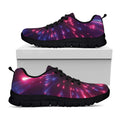 Cosmic Hyperspace Print Black Running Shoes