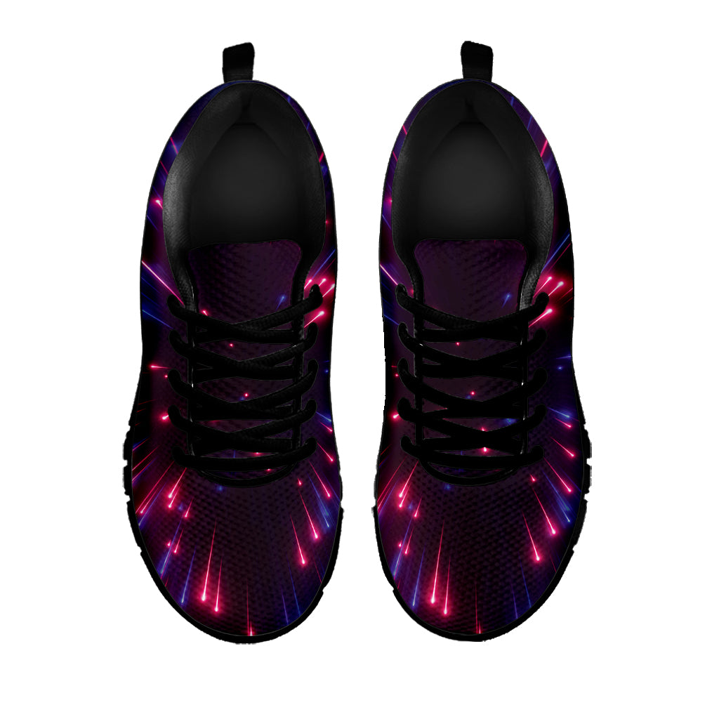 Cosmic Hyperspace Print Black Sneakers
