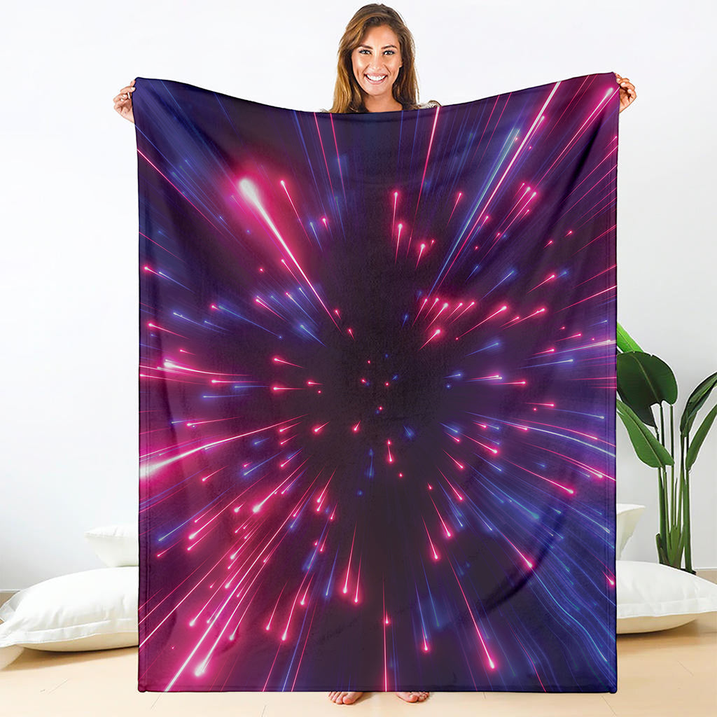 Cosmic Hyperspace Print Blanket