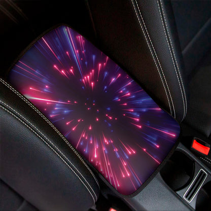 Cosmic Hyperspace Print Car Center Console Cover