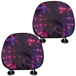Cosmic Hyperspace Print Car Headrest Covers