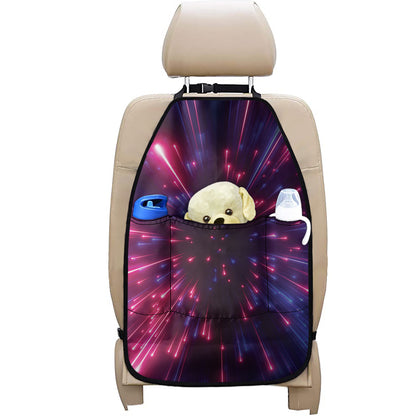 Cosmic Hyperspace Print Car Seat Organizers