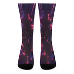 Cosmic Hyperspace Print Crew Socks