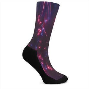 Cosmic Hyperspace Print Crew Socks