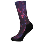 Cosmic Hyperspace Print Crew Socks