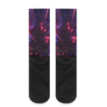 Cosmic Hyperspace Print Crew Socks