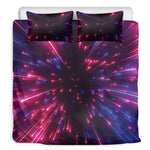 Cosmic Hyperspace Print Duvet Cover Bedding Set