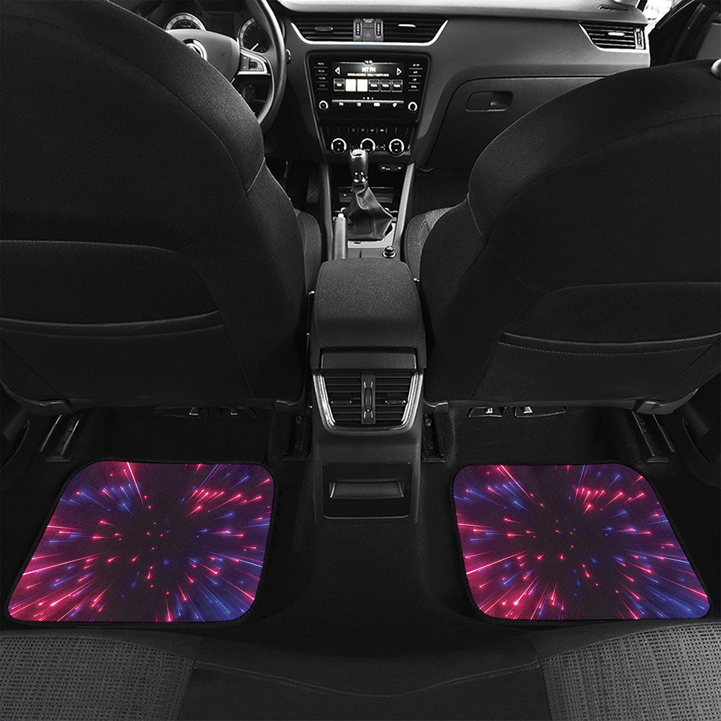 Cosmic Hyperspace Print Front and Back Car Floor Mats